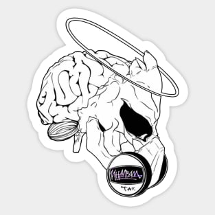 skull T-Shirt Sticker